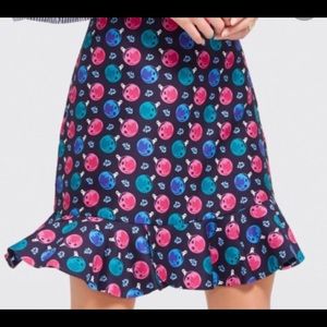 NWT Draper James Jungle Dots Lillian Skirt Size 0